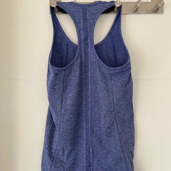 Blue Sports Check workout tank top, in great condition. - Picture 2 of 2